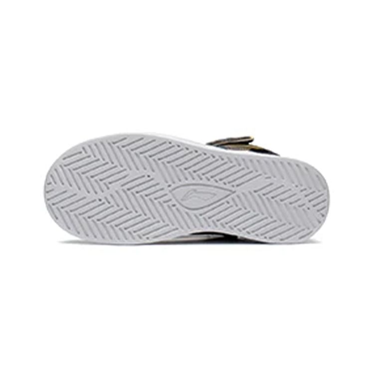 LiNing Comfortable Sports Casual Mid-Top Kids Skate Shoes Kids Sneakers Black YKNS102-13