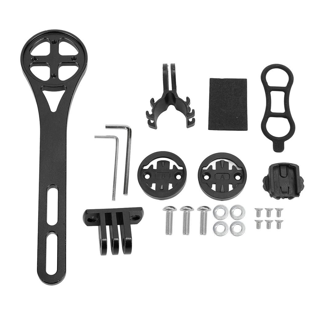 Cycling Computer Mount Aluminum Alloy Extended Riding Computer Mount Bracket Set for Bryton