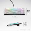 Dell ALIENWARE Low Profile USB Gaming Keyboard Mechanical CherryMX Red Axis English Layout AW510K Luna Light 2 Year Warranty