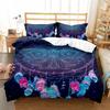 Dreamcatcher Duvet Cover Set Boho Mandala Bedding Set for Girls Adults Purple Dream Catcher Comforter Cover Soft Polyester