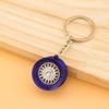 3D Hot Wheel Rim Keychain Hot Wheel Hub Auto Part Model Key Chains Auto Wheel  Keyring  Bag Pendant