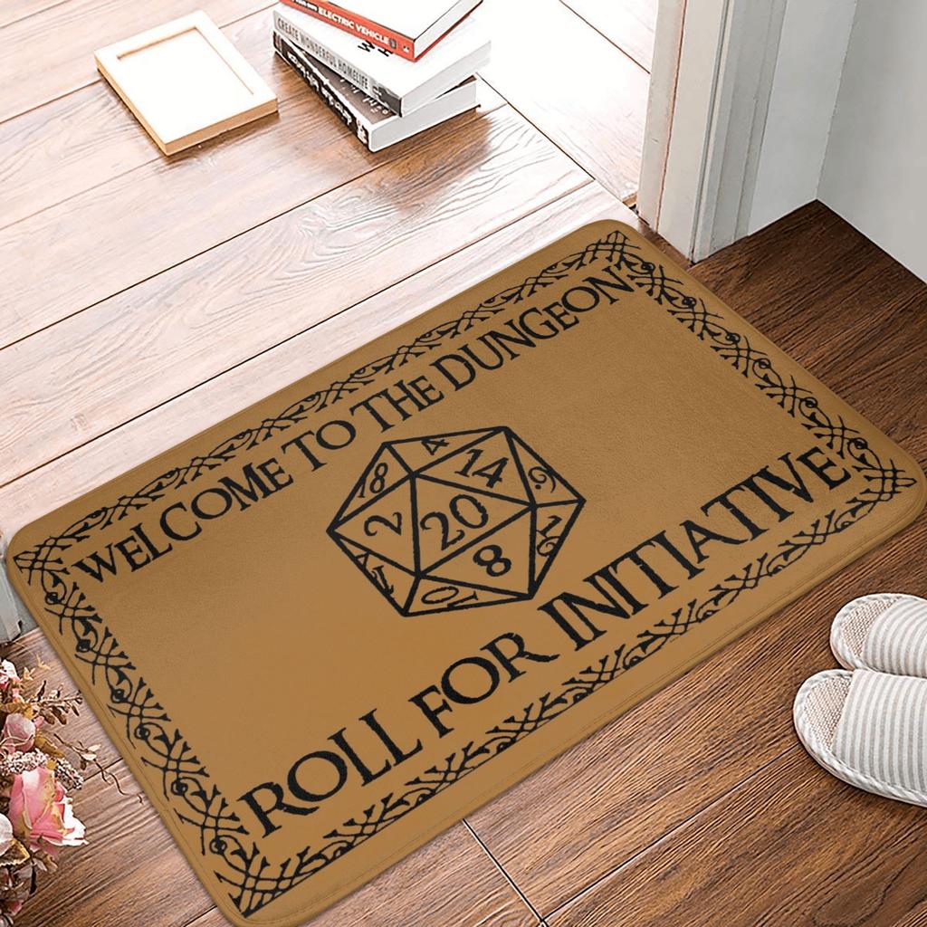 Dnd Game House Initiative Front Floor Door Entrance Mat Outdoor  Kitchen Bath Doormat Living Room Carpet Rug