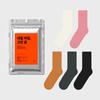 REDSSOCKSOO [5 пар] Однотонные носки средней длины, набор цветов 2