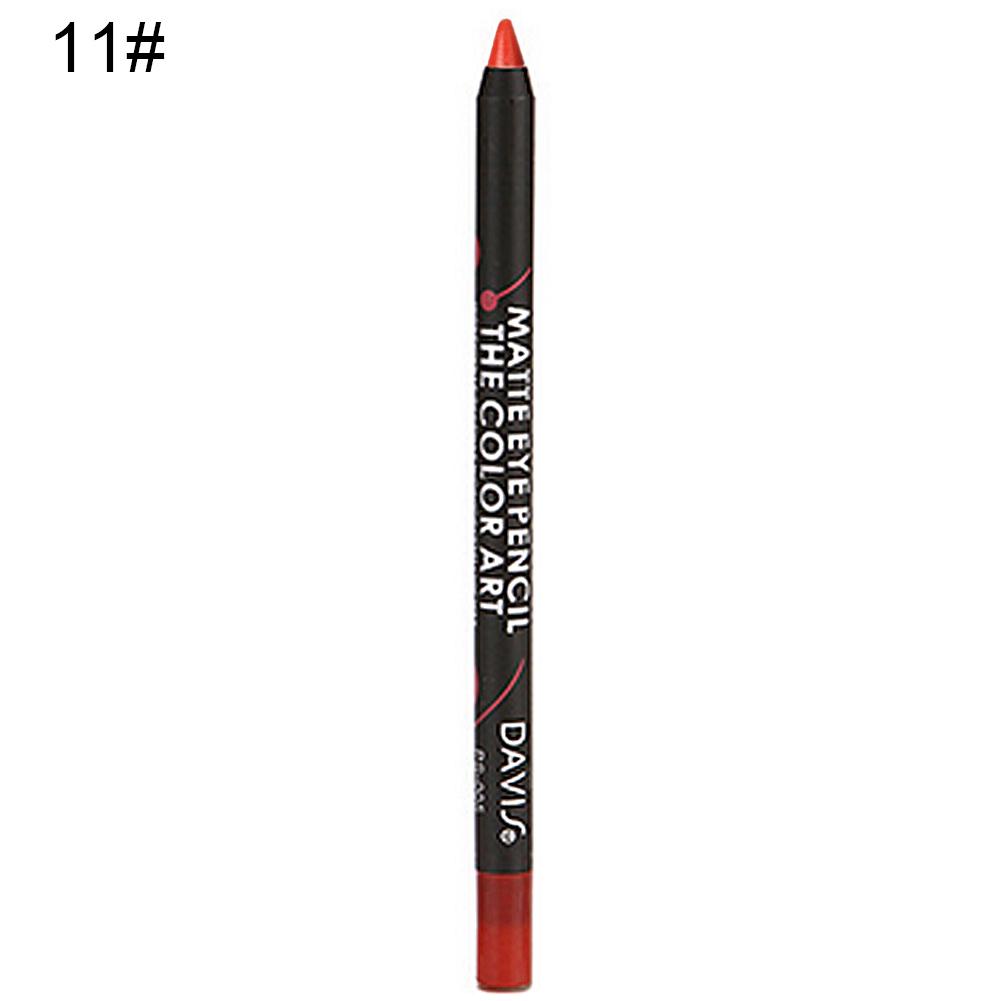 Puntos Водостойкая стойкая помада-карандаш 12 цветов Шелковистая матовая подводка для губ Косметика