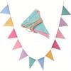 Colorful Pennant Flags for Festive Celebrations and Home Decor, Yard Decoration Pendant,For Halloween, Christmas, Thanksgiving