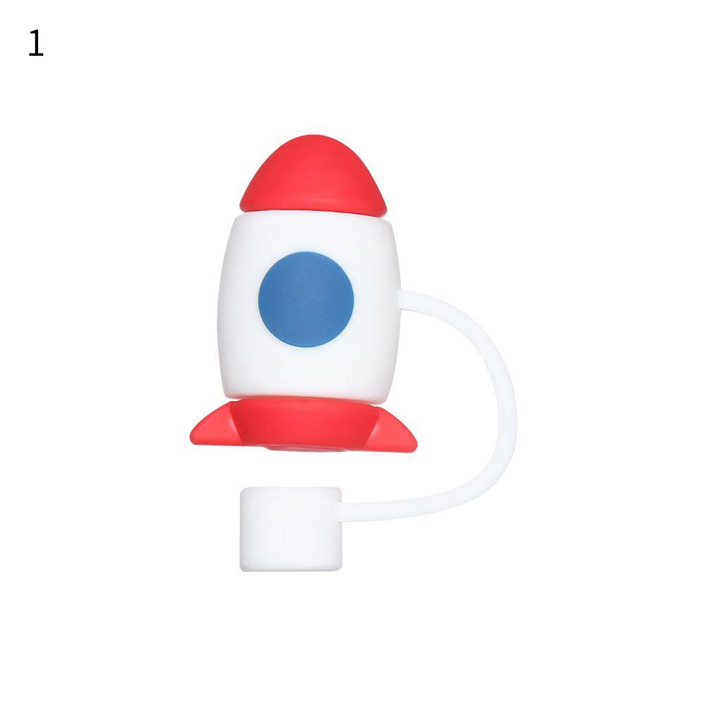 Kitchen Tool Dust-proof Straw Tips Cover Drinking Dust Cap Straw Plug Splash Proof Plugs Tips Cover