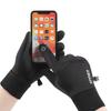 Черные зимние теплые водонепроницаемые перчатки с полными пальцами для езды на велосипеде, спорта на открытом воздухе, бега, мотоцикла, лыж, флисовые перчатки с сенсорным экраном