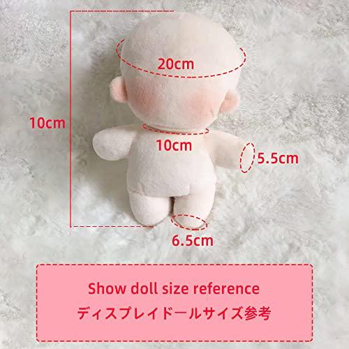 Niannyyhouse 10 см Плюшевая одежда Наряд горничной Головной убор Фартук Платье Нарядные Хлопковые Аксессуары для Кукол (черный)