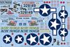 Platz 148098 Декаль Митчелл [KW 1/48 B-25J Декаль]