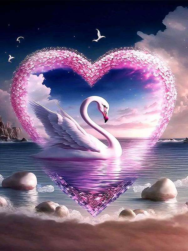 Любовь Лебединое озеро Алмазная картина Новые поступления Животные Цветок Diy Полный квадратный круглый дрель Горный хрусталь Вышивка Роза Мозаика Наборы для вышивки крестом Настенный декор