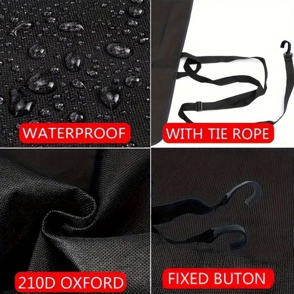 Солнцезащитный козырек для задней двери автофургона, утолщенный, водонепроницаемый, солнцезащитный козырек, установка, чехол для транспортировки, устойчивый к дождю и УФ-излучению, навес для автомобиля Oxford Easy Clot Y0P1