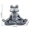 Chinese Style Frog Figurine Resin Craft Resin Yoga Frog Cute Frog Garden Statue  Living Room