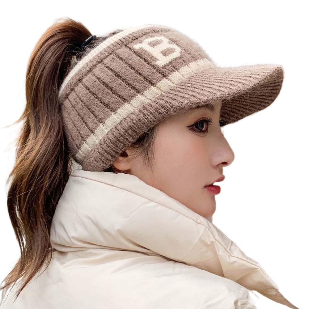 Кепка для бейсбола для девочек с открытым верхом, Шапка-бини с ветрозащитными наушниками, Женская бейсболка, Для активного отдыха, Для велоспорта