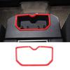 Red Rear Cup Holder Trim Bezel Cover For Toyota Tundra Sequoia -2024