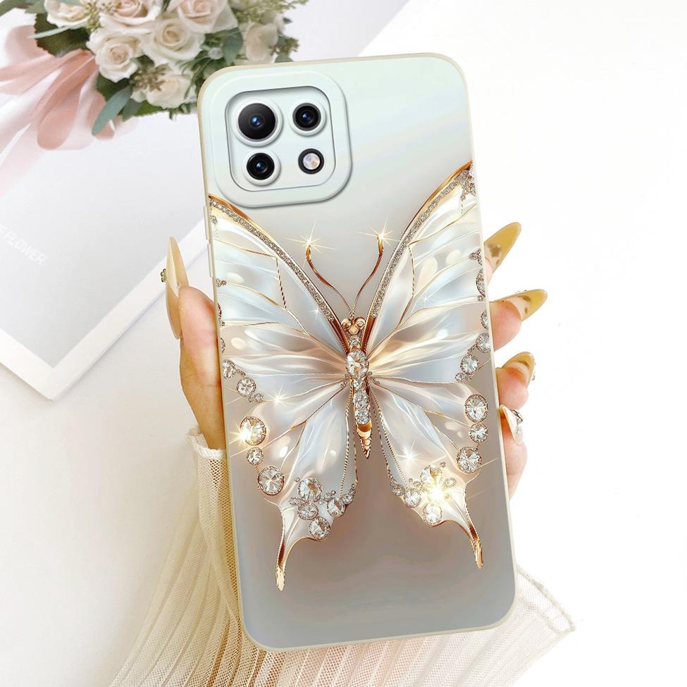 Чехол для Xiaomi Mi 11 Lite Чехол для Xiaomi Mi 11 Lite 5G Модный Мультяшный Милый Смешной Расписной Силиконовый Чехол для Телефона