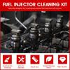 Car Fuel Injector Cleaner Kits Universal Fuel Nozzle Injector Flush Cleaner Adapter Auto Fuel Injector Tester Cleaner Tools