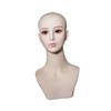Female Mannequin Head, Display Stand, Hat Rack, Realistic Manikin Head with Makeup for