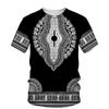 Мужская ретро-футболка Nation Clothing с круглым вырезом, 3D-печать, повседневная, уличная мода, летние женские оверсайз топы