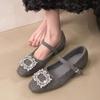 Fashion 2025 Autumn New Woman Princess Leather Shoes Fashion Korean Style Soft Bottom Anti-slippery Versatile Female Wedding Dress Shoes