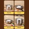 Stainless Steel Wok Pot Lid 28-42cm Kitchen Food Lid New Bowl Cover  Restaurant Kitchenware
