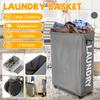 Portable Clothes Organizer Storage Basket Foldable Dirty Laundry Basket with Caster Wheels  High Capacity Laundry Bags Hamper