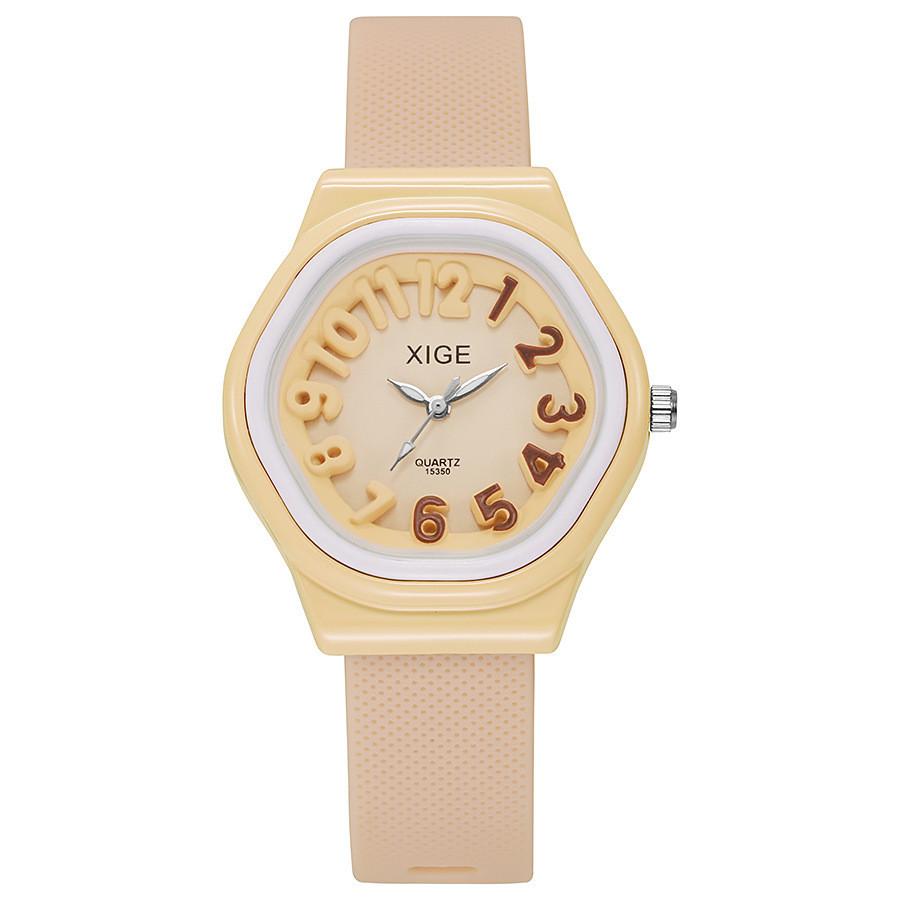 Silicone Quartz Watch For Women Cartoon Dial With Logo Customization