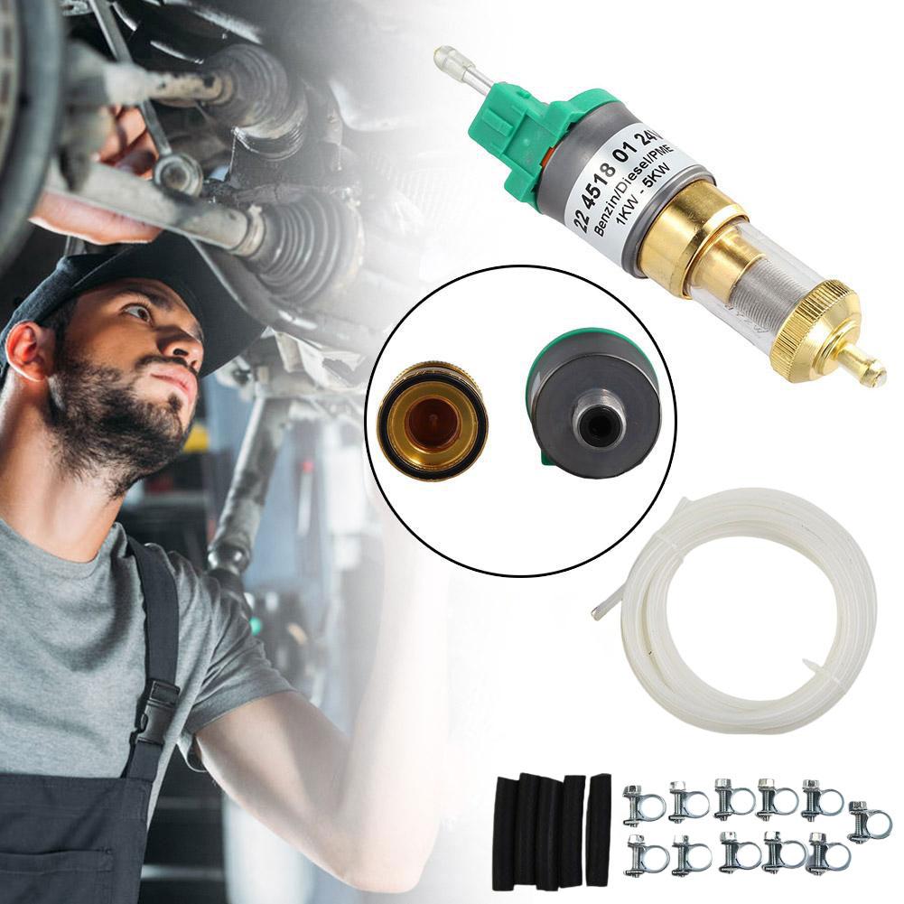Универсальный сверхтихий 12 В дизельный нагреватель топливный насос шланговые зажимы набор для 1 кВт-5 кВт автомобильный воздушный нагреватель дизельный парковочный масляный насос