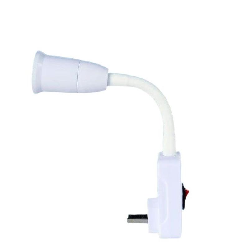 Versatile E27 Lamp Socket with Toggle Switch Ideal for Home Lighting