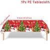 Рождественская скатерть с Санта-Клаусом Веселые рождественские украшения для дома 2025 Navidad Kerst Noel Natal Рождественские украшения для стола Декор
