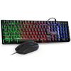 Mafiti Gaming Keyboard Mouse USB 106 Japanese 19 4 Gaming RGB Compatible with Systems RK101 Set, Wired, Keys, Layout, Keys, Anti-Collision, Levels,