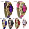 Semilunar Sand Type Ellipse Woman Fine Strap Small Dial Wristwatch Watch