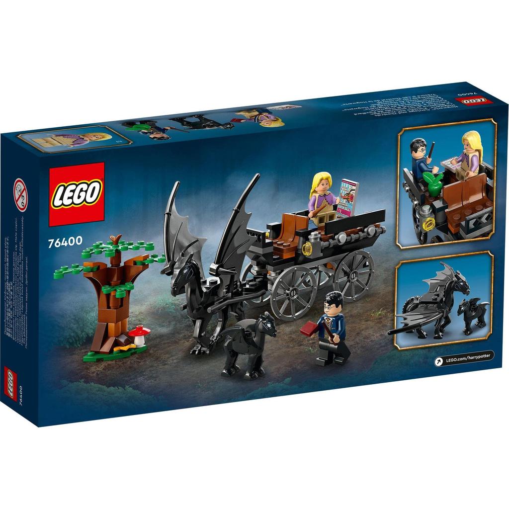 LEGO Harry Potter Hogwarts Thestral Carriage 76400 Игрушечный блок Present Fantasy Vehicle Vehicle Мальчики Девочки 7 лет и старше (TM)