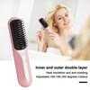 Portable Heated Hair Comb with 3 Temperature Adjustable Quick Heating Wireless Hair Straightening Comb No-damage Hair Care Brush Hairdressing
