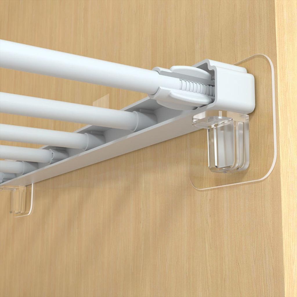 6/12 шт. Держатель-перегородка для гардероба, самоклеящийся без перфорации для опорной рамы полки