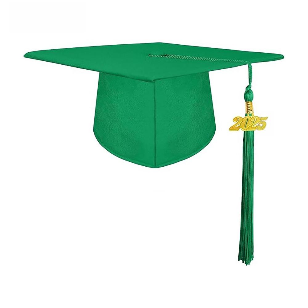 Doctor 2025 Graduation Cap Master Trencher Cap Durable Academic Hat with Tassels Graduation Season