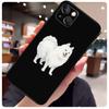 Задняя крышка для iPhone с изображением японского шпица для iPhone 11 14 Pro Max 12 13 Mini 7 8 Plus SE 2020 X XR XS Max Чехол для телефона