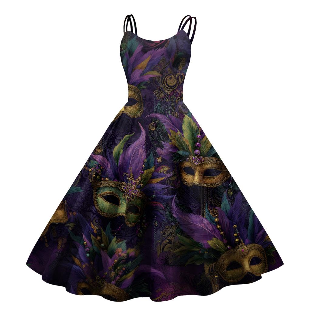 Женское сексуальное платье с принтом на Хэллоуин, с открытыми плечами, в стиле панк, винтаж