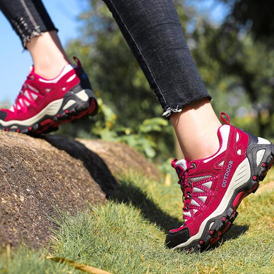 Большие уличные походные ботинки для пар, спортивная обувь для весны и лета, мужская и женская обувь из сетчатой ткани с защитой от скольжения для путешествий и бездорожья