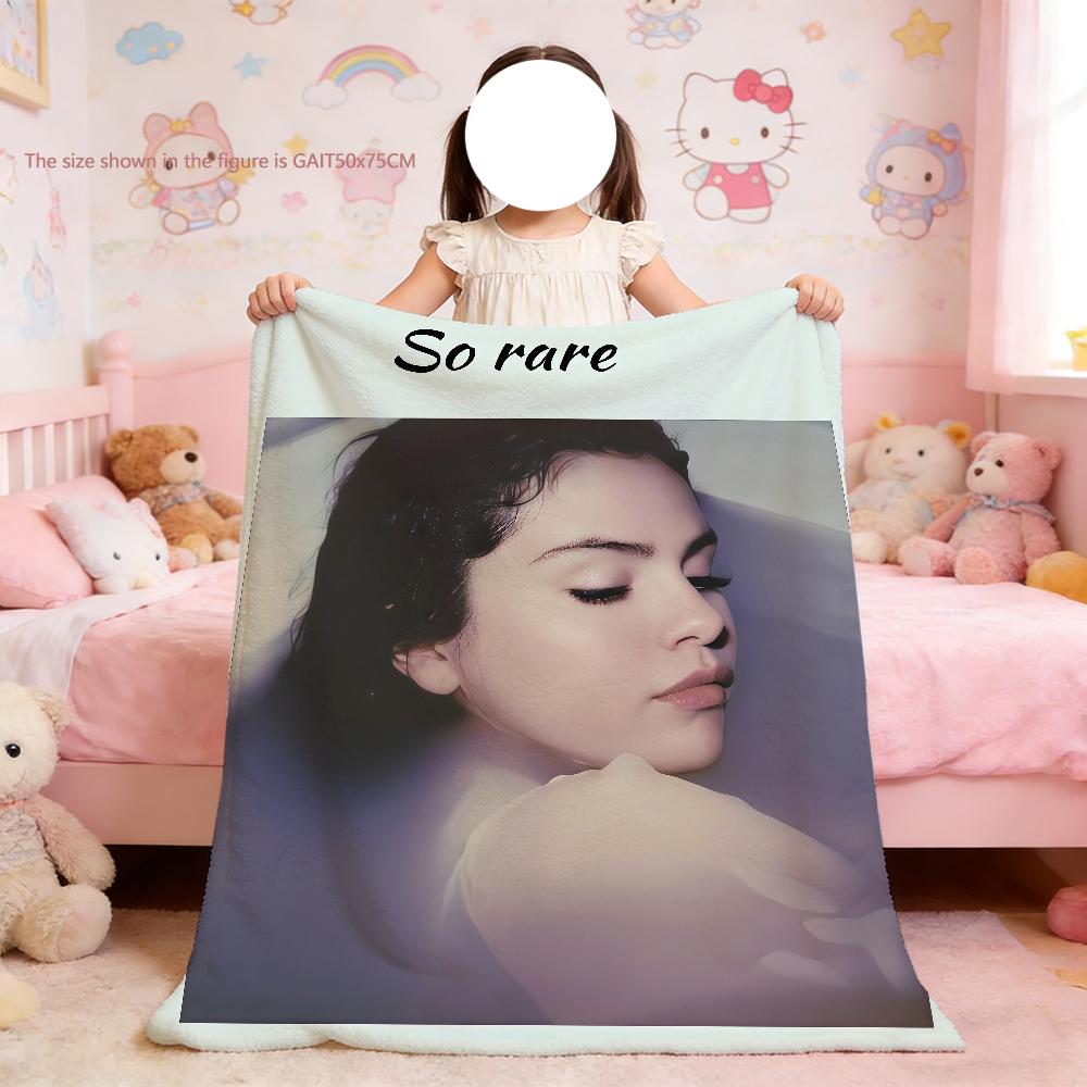 Blanket For Soft Throw Blanket for Picnic Bed Sofa Home Selena Bedroom Cozy singer Gomez Warm Comfortable