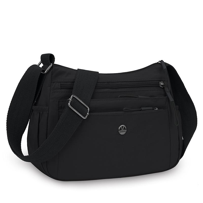 Вместительная легкая сумка кроссбоди из ткани Оксфорд, повседневная женская сумка через плечо, многослойная сумка для мамы, водонепроницаемая