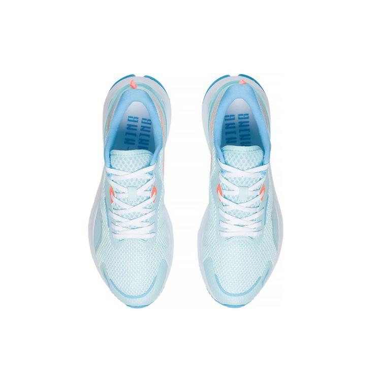 Li Ning Yue Ying 1.0 ультра легкие дышащие кроссовки с низким верхом женские кроссовки сине-белые ARHS028-4