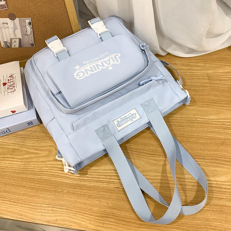 Детские школьные ранцы Ученики начальной школы Девочки Ученики средней школы Большая вместимость Грязеотталкивающий Рюкзак из двух частей