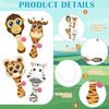 4Pcs Retro Paddle Ball Game Portable Wooden Target Ball Wooden Paddles with Ball  Active Play