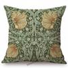 Classic Morris Flower Floral Pattern Pimpernel Red Yellow Pink Blue Home Decorative Art Sofa Pillow Case Linen Cushion Cover