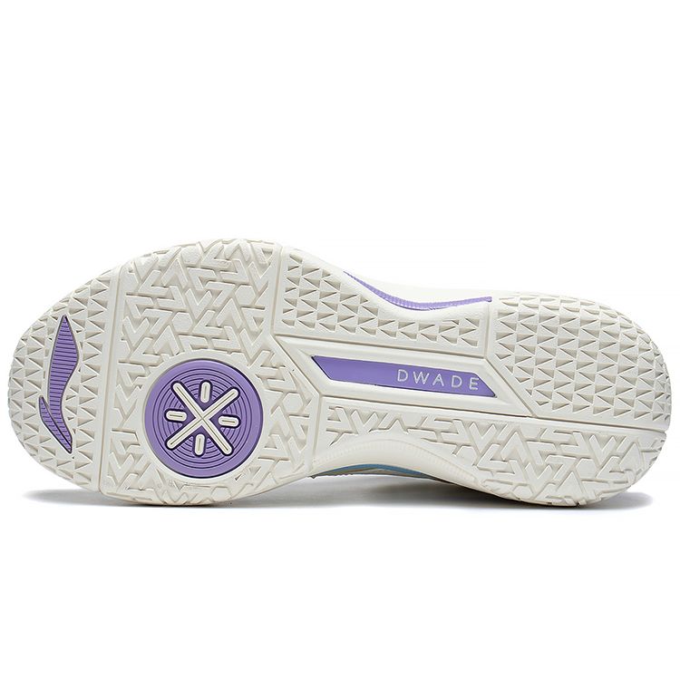 Баскетбольные кроссовки Li Ning All City 5 с нескользящей износостойкой подошвой, мужские баскетбольные кроссовки белого, синего, фиолетового цветов ABAS105-4