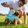 Foldable Pet Travel Bag Crossbody Carrier, Dog Carrier Sling with Four Leg Holes, Breathable Durable Canvas Cat Adjustable Strap for Small Dogs