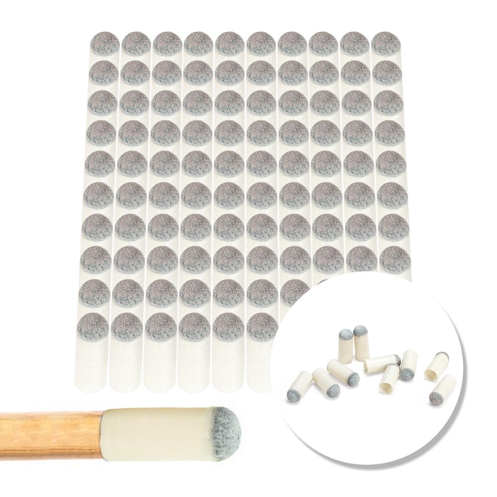 100 шт. Насадки для кия для пула, насадки для бильярдного кия, головка бильярдного кия 9 мм 10 мм 11 мм 12 мм 13 мм