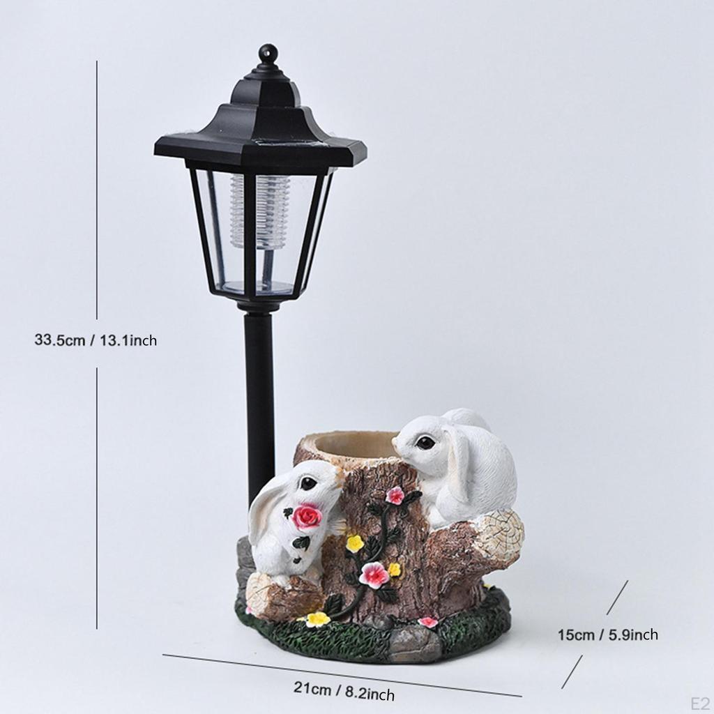 Фигурка животного Солнечный фонарь для двора, декоративная световая дорожка