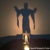 Funny Shadow Stand Metallic Candle Holder Halloween Decoration Desktop Ornaments Scary Tea Light Candle Stands Party Decor