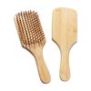 Деревянная расческа для ухода за волосами, расческа, высококачественная, портативная, компактная и не повреждающая волосы массажная расческа